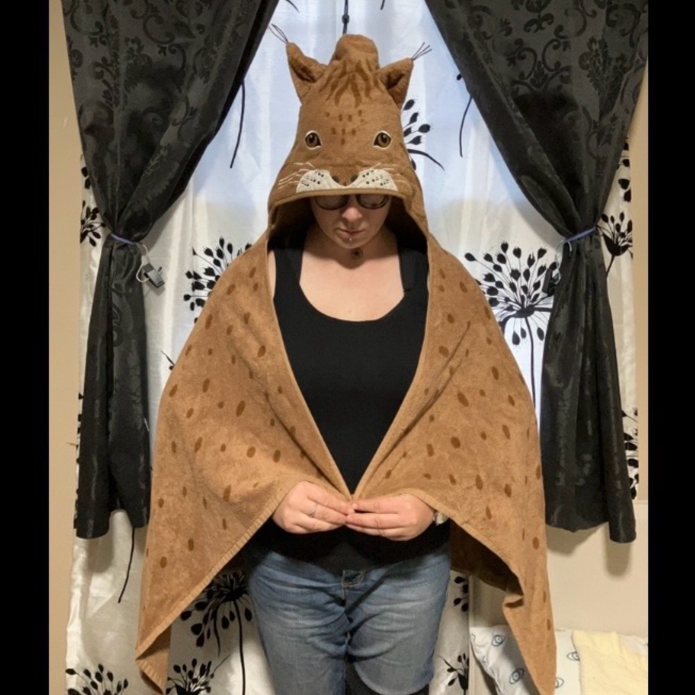 IKEA Bobcat Hooded Bath Towel